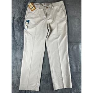 NEW Haggar H26 Men's Slacks Straight Fit Performance Dress Pants Size 36x30L